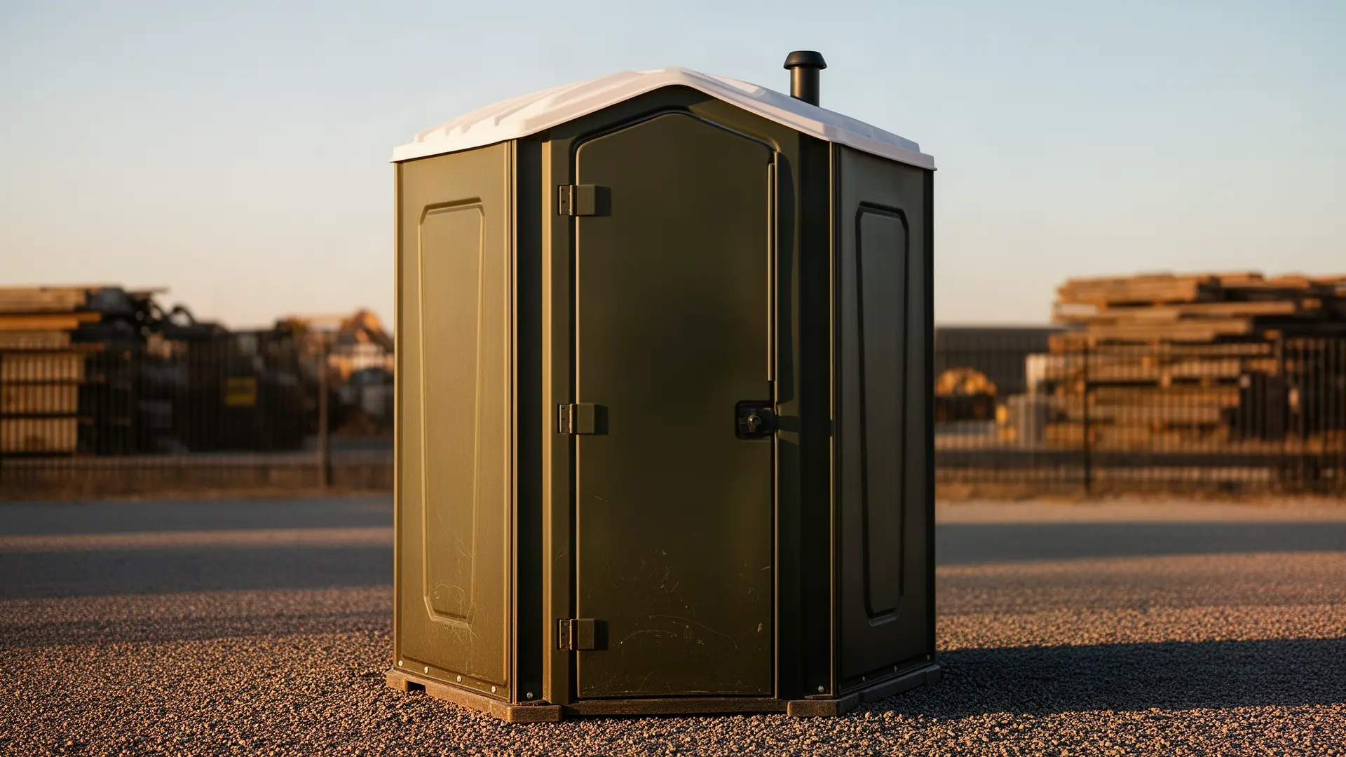 Clean porta potty unit from Davis Brothers Portable Potty Rental in Atlanta, GA